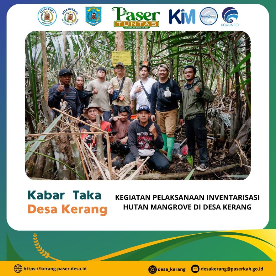KEGIATAN PELAKSANAAN INVENTARISASI HUTAN MANGROVE DI DESA KERANG
