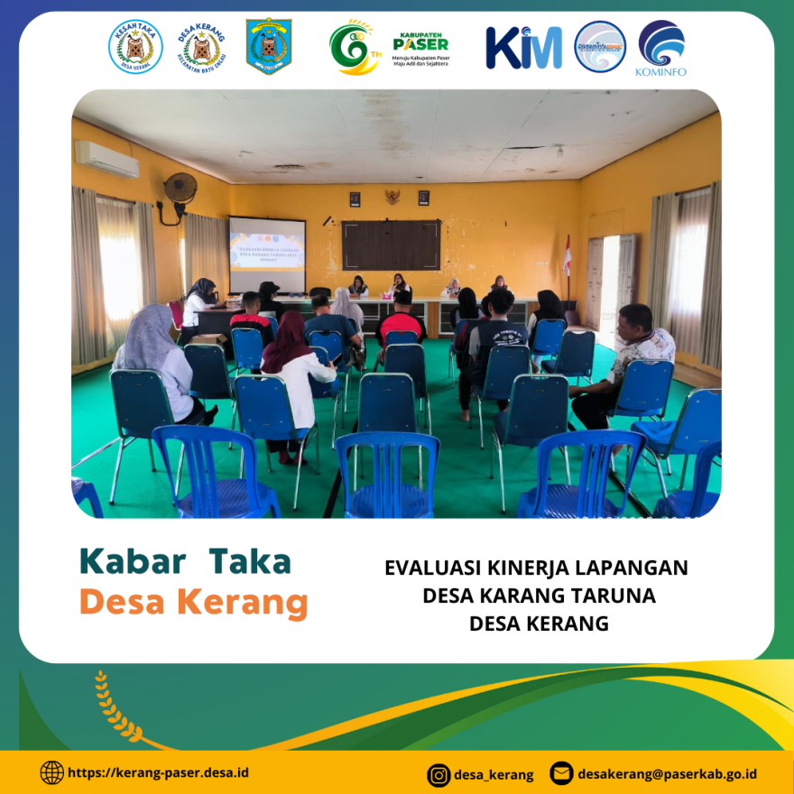 EVALUASI KINERJA LAPANGAN  DESA KARANG TARUNA DESA KERANG