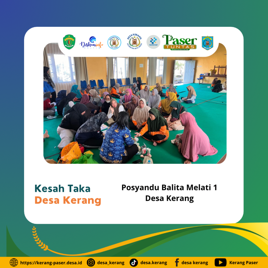 Posyandu Balita Melati 1 Desa Kerang